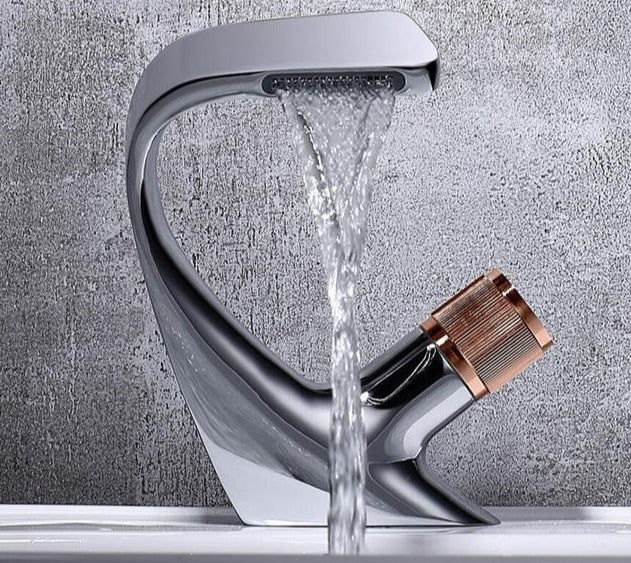 Brook – Solid Brass Waterfall Basin Mixer