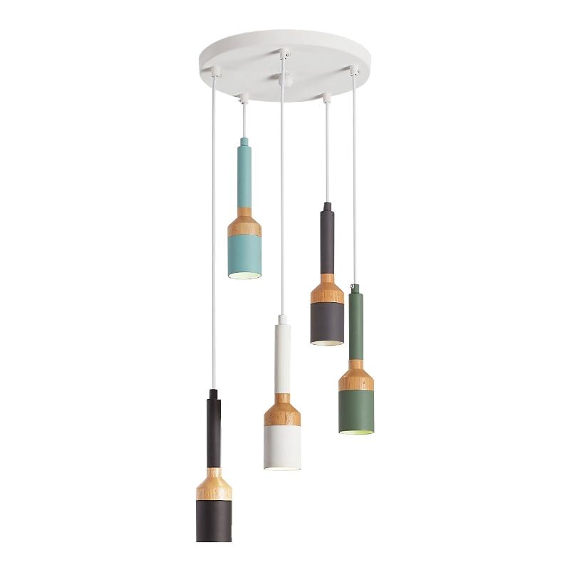 Fresco – Paintbrush-Shaped Iron & Wood Pendant Light