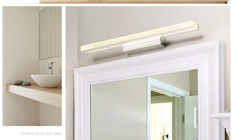 Birch – Linear Acrylic LED Vanity Bar Light