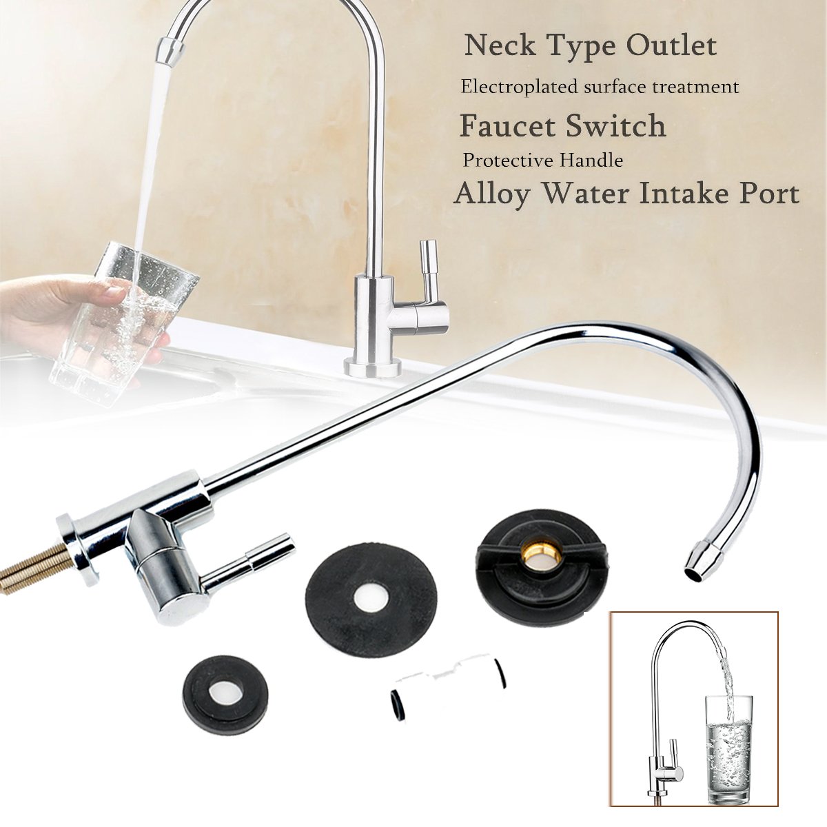 Urbino – Stainless Steel Filtered Water Kitchen Tap