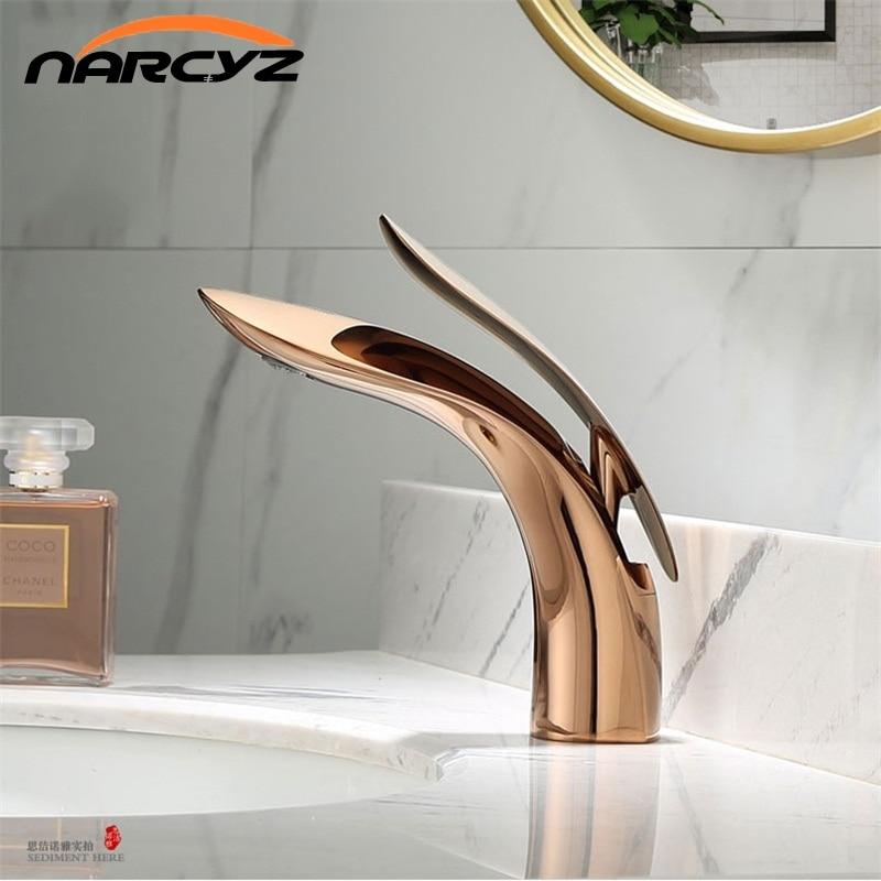 Sierra – Single-Lever Brass Basin Faucet in Six Finishes