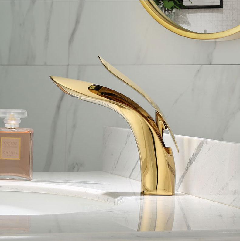 Sierra – Single-Lever Brass Basin Faucet in Six Finishes