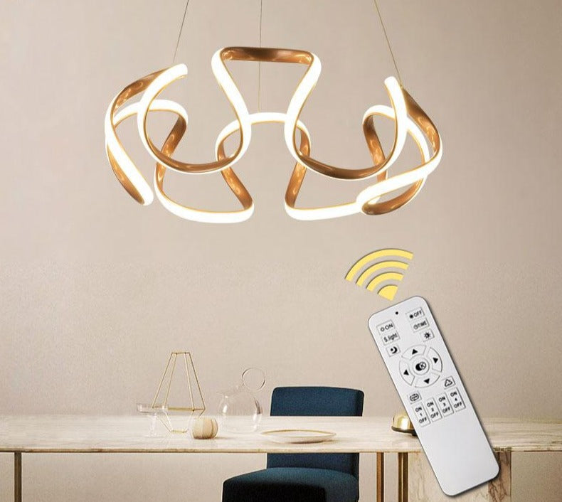 Modena – Sculptural Multi-Arm LED Chandelier