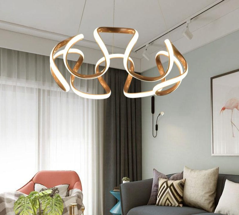 Modena – Sculptural Multi-Arm LED Chandelier