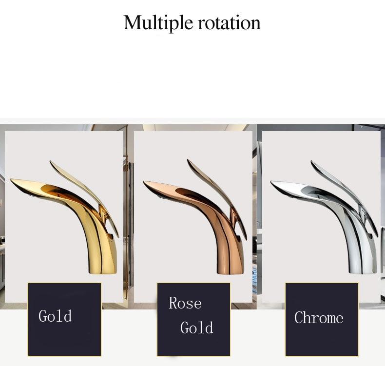 Sierra – Single-Lever Brass Basin Faucet in Six Finishes