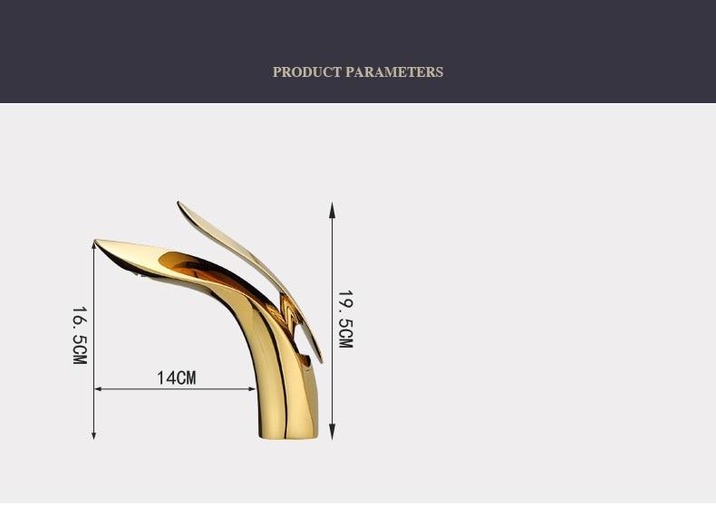 Sierra – Single-Lever Brass Basin Faucet in Six Finishes