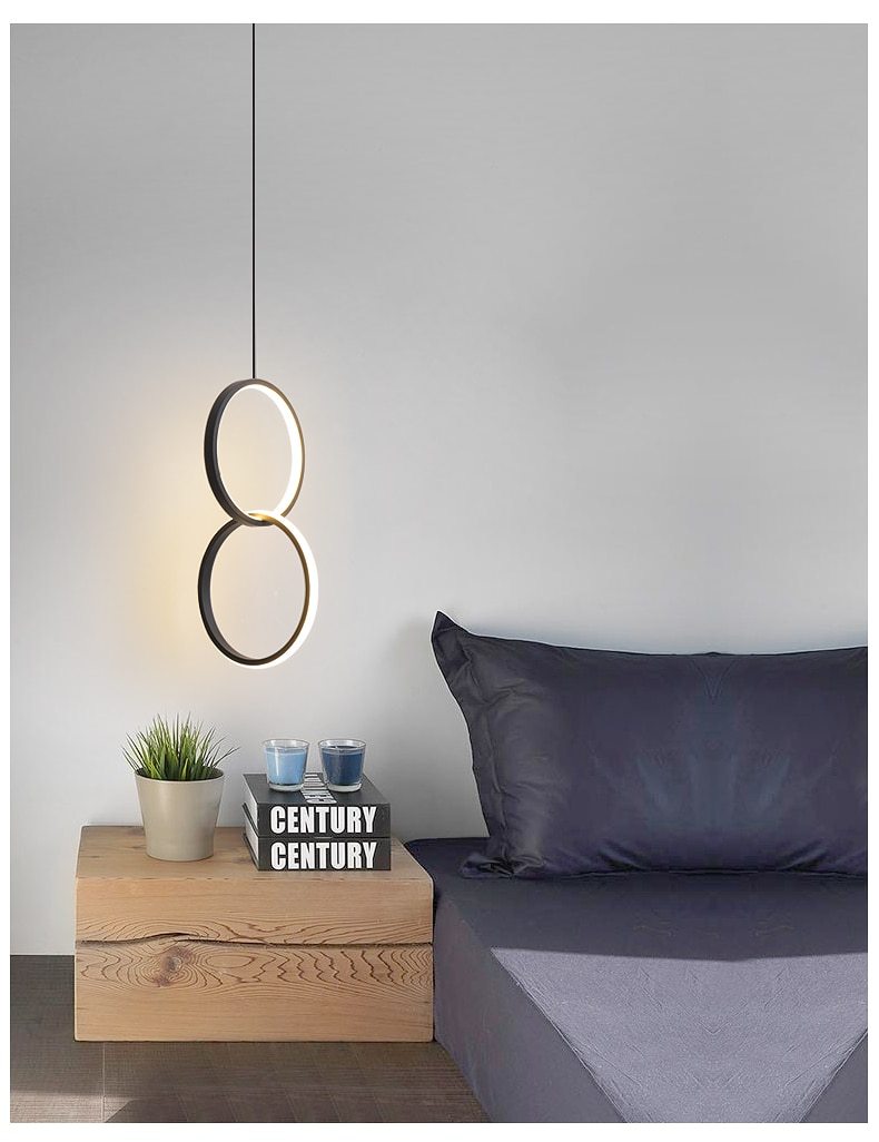 Sorrento – Circular Acrylic LED Ring Pendant