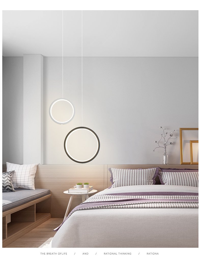 Sorrento – Circular Acrylic LED Ring Pendant