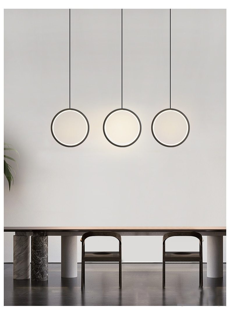Sorrento – Circular Acrylic LED Ring Pendant