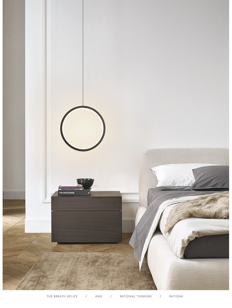 Sorrento – Circular Acrylic LED Ring Pendant