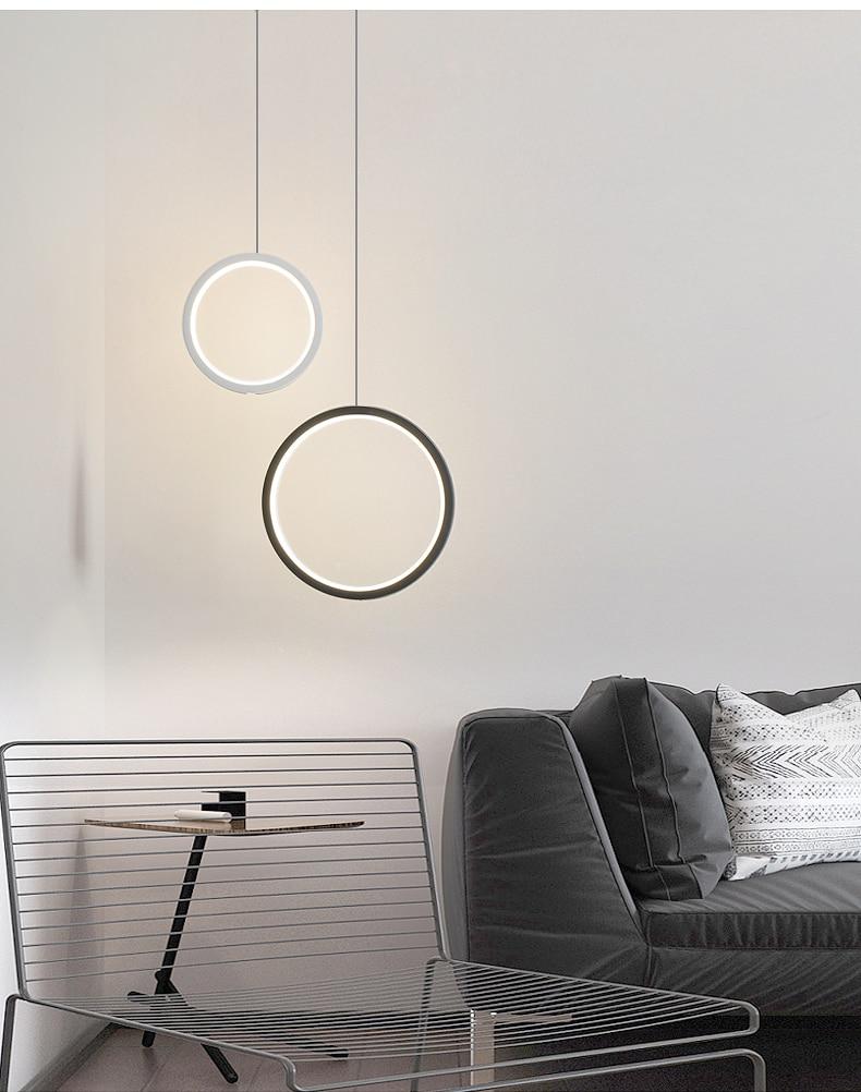 Sorrento – Circular Acrylic LED Ring Pendant