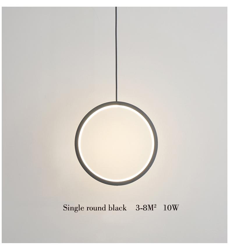 Sorrento – Circular Acrylic LED Ring Pendant