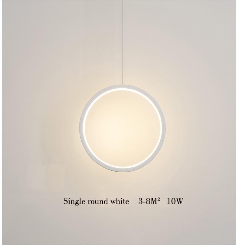 Sorrento – Circular Acrylic LED Ring Pendant