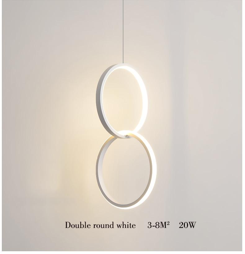 Sorrento – Circular Acrylic LED Ring Pendant