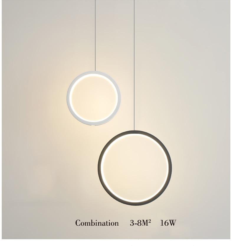 Sorrento – Circular Acrylic LED Ring Pendant