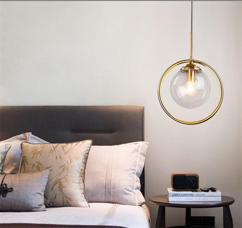 Verona – Glass Globe Ring Pendant Light