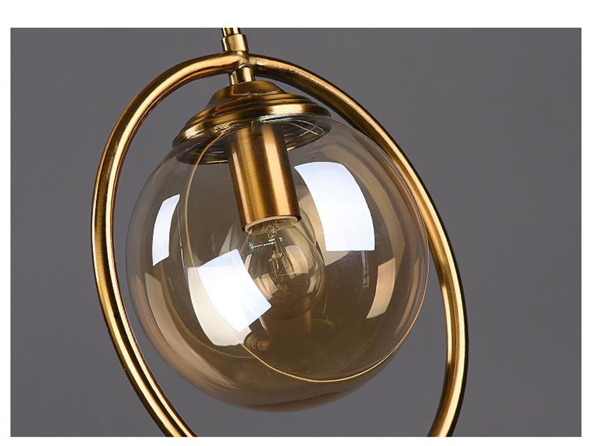 Verona – Glass Globe Ring Pendant Light