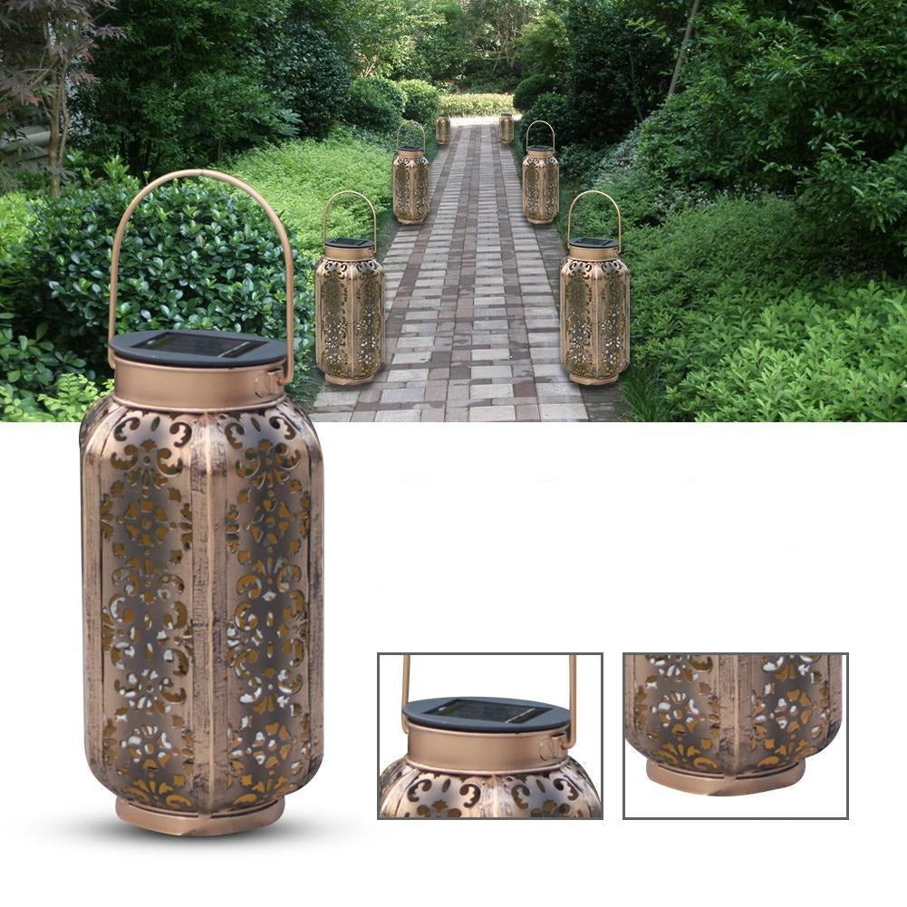 Mantova – Warm White Solar Moroccan Lamp