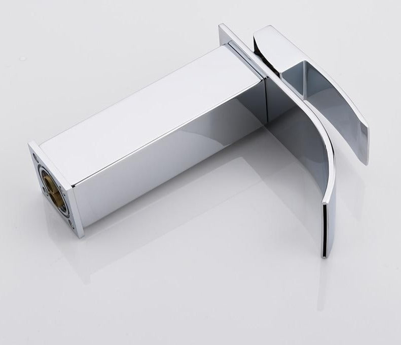 Cascade – Chrome Waterfall Spout Basin Faucet