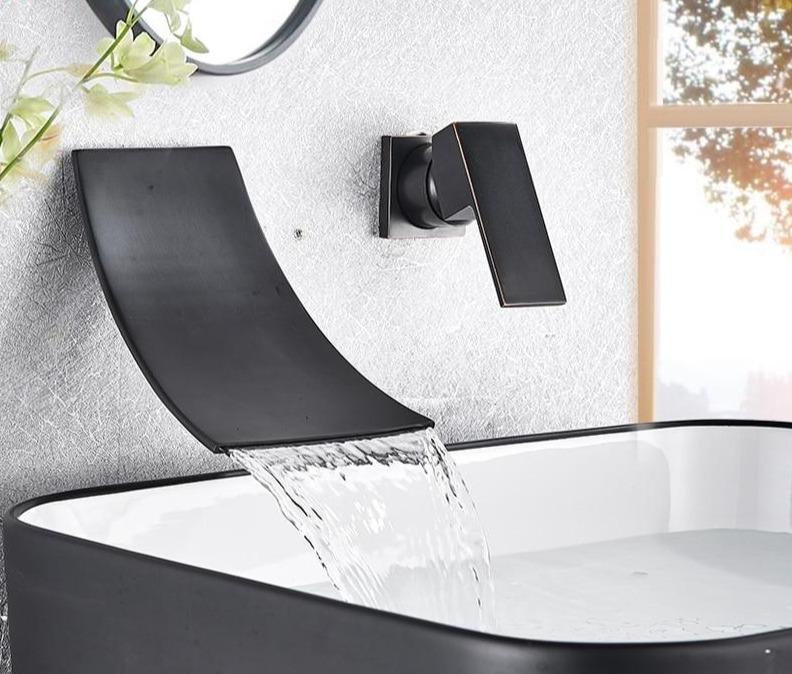 Tide – Wall-Mounted Waterfall Spout Mixer
