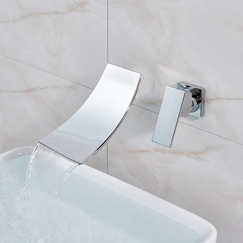 Tide – Wall-Mounted Waterfall Spout Mixer