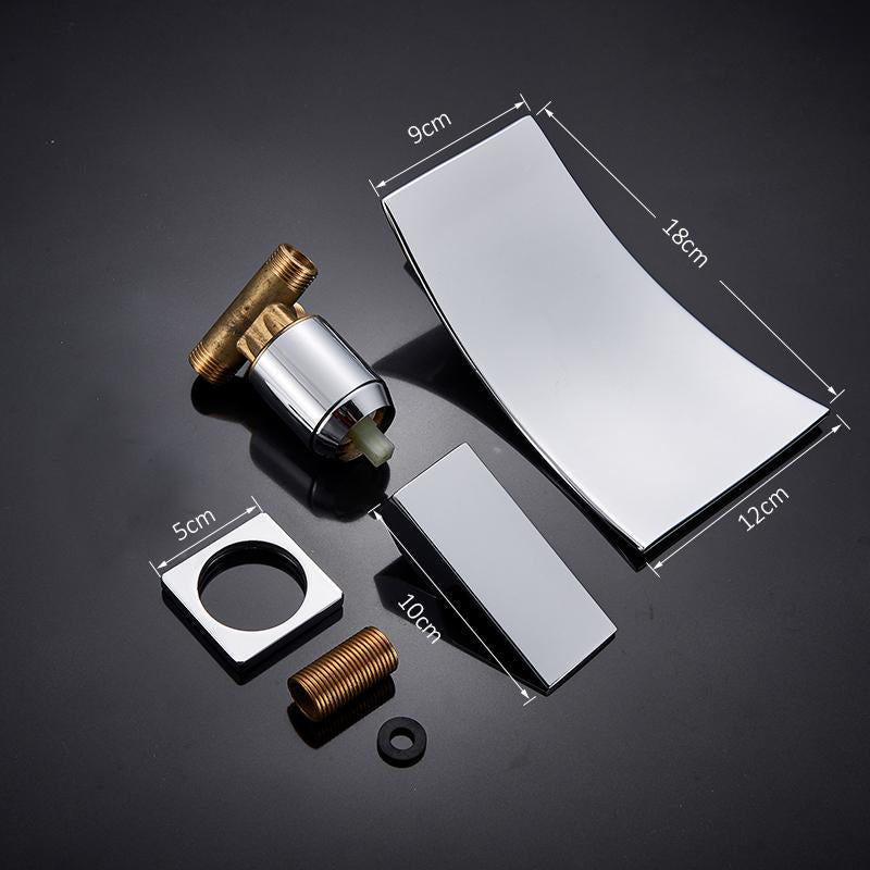 Tide – Wall-Mounted Waterfall Spout Mixer