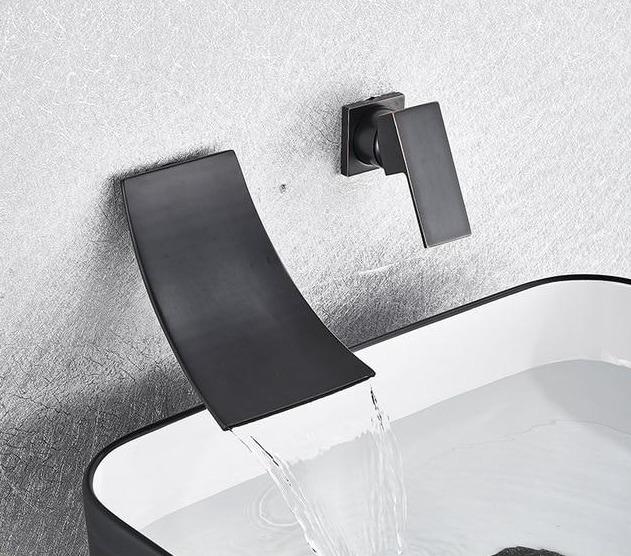 Tide – Wall-Mounted Waterfall Spout Mixer