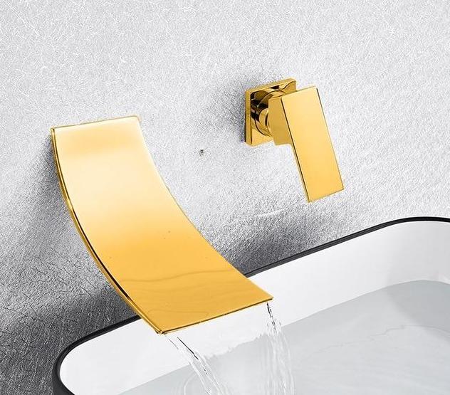 Tide – Wall-Mounted Waterfall Spout Mixer