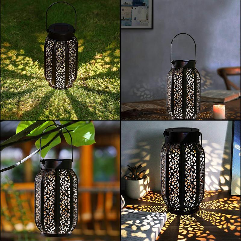 Alba – Maple Leaf Solar Shadow Lantern