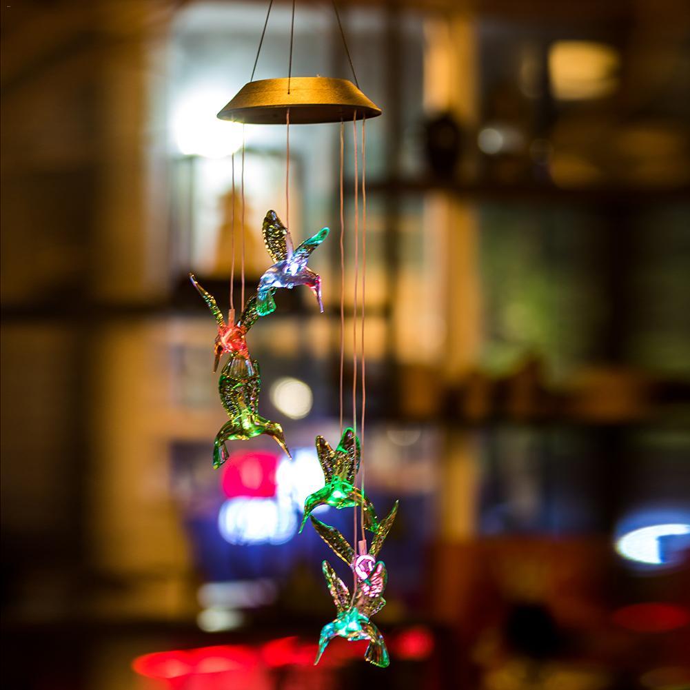 Gustav – Solar Hummingbird Wind Chime Light