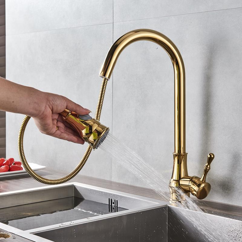 Ridge – Pull-Down Spray Kitchen Mixer