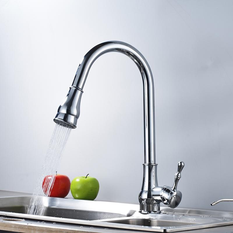 Ridge – Pull-Down Spray Kitchen Mixer