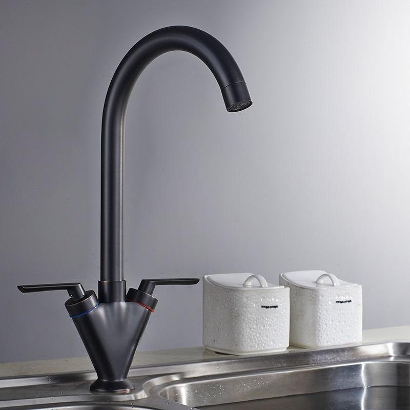 Grove – Two-Handle Swivel Kitchen Mixer