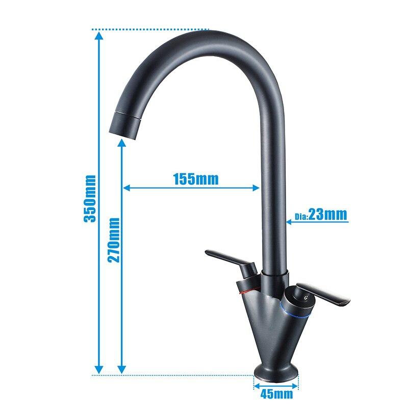 Grove – Two-Handle Swivel Kitchen Mixer