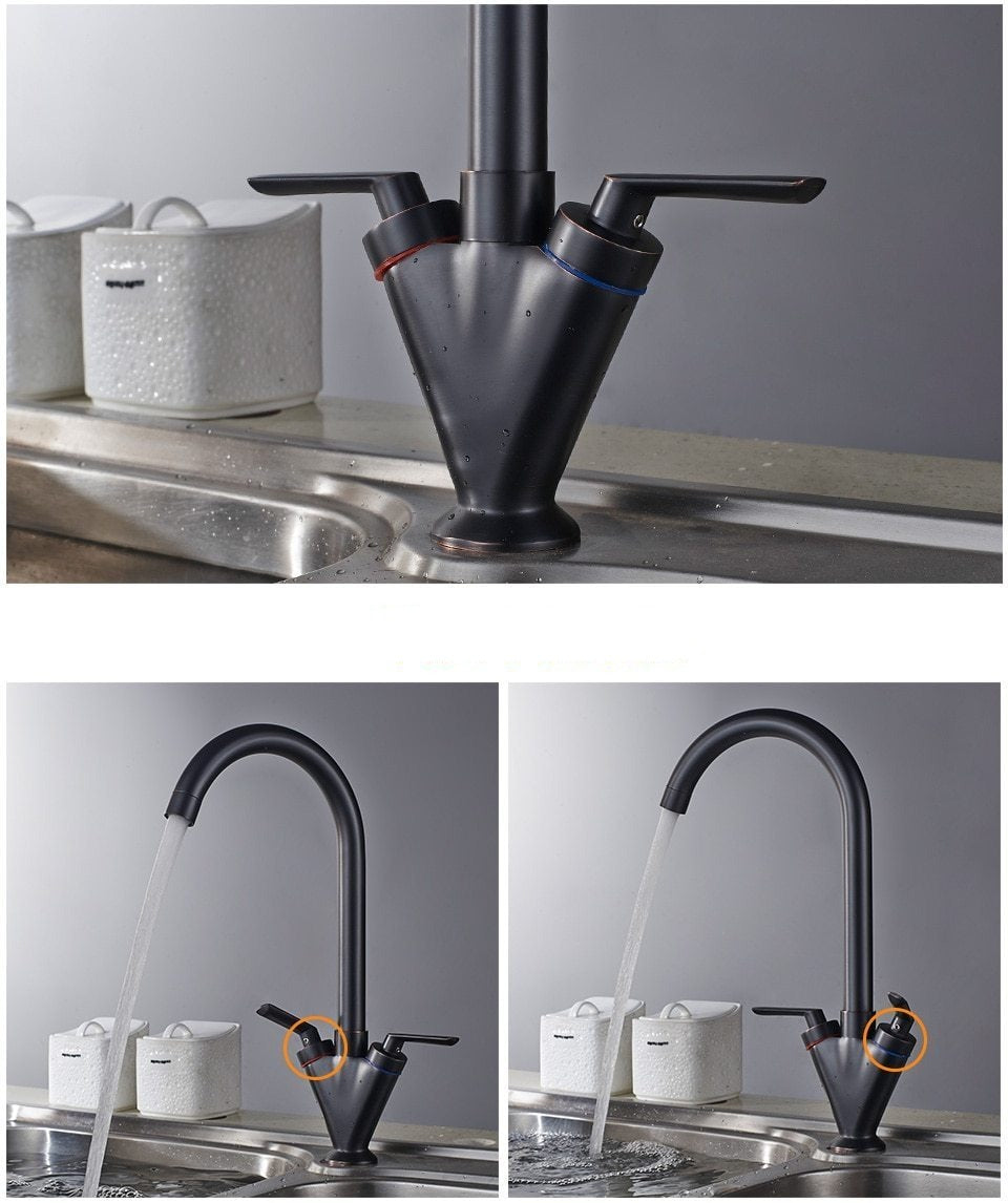 Grove – Two-Handle Swivel Kitchen Mixer