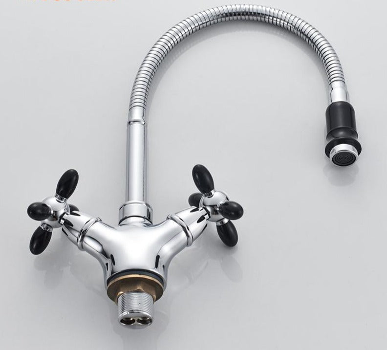 Coral – Two-Handle Colour-Accent Kitchen Tap