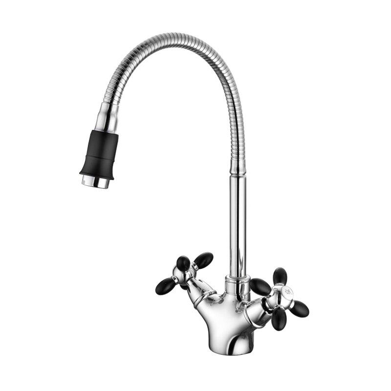 Coral – Two-Handle Colour-Accent Kitchen Tap