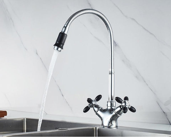 Coral – Two-Handle Colour-Accent Kitchen Tap
