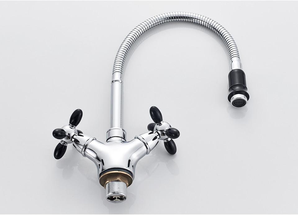 Coral – Two-Handle Colour-Accent Kitchen Tap