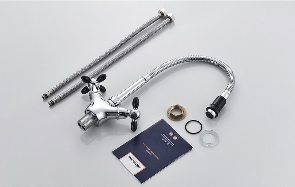 Coral – Two-Handle Colour-Accent Kitchen Tap