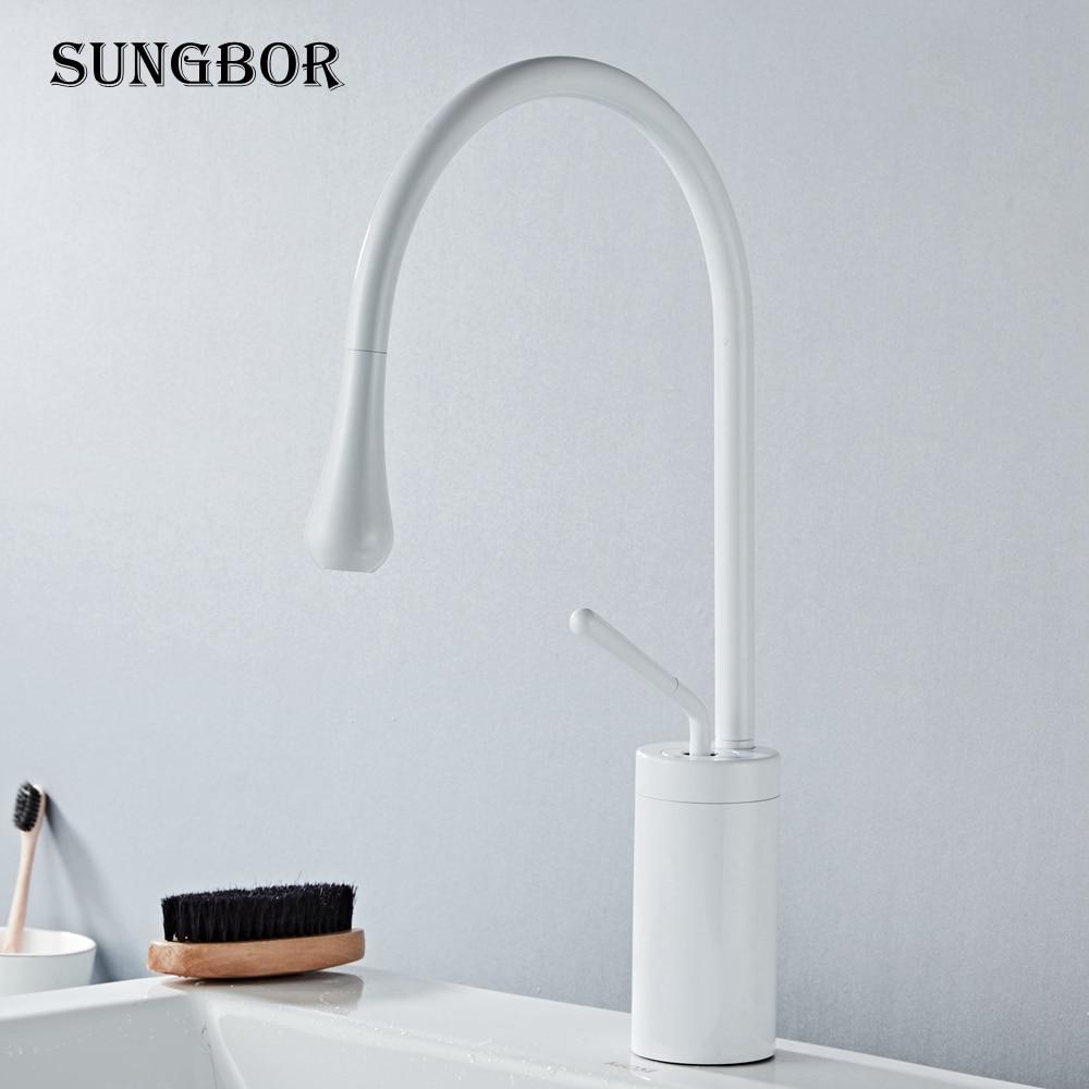 Alder – Tall Swivel-Spout Brass Basin Faucet