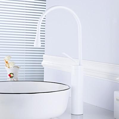 Alder – Tall Swivel-Spout Brass Basin Faucet