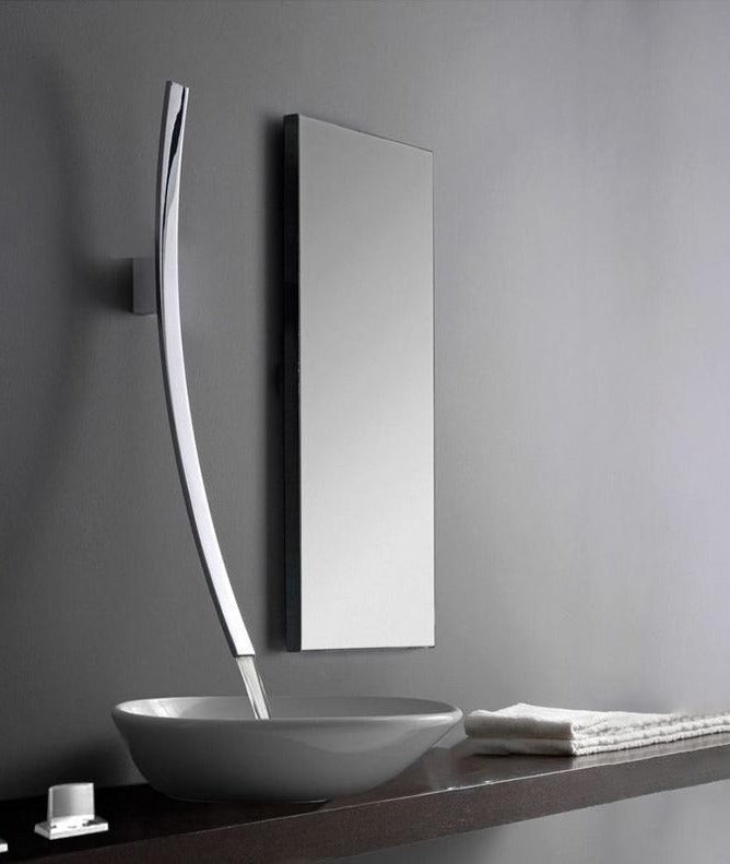Reef – Brass Waterfall Basin Faucet, Wall or Deck Mount