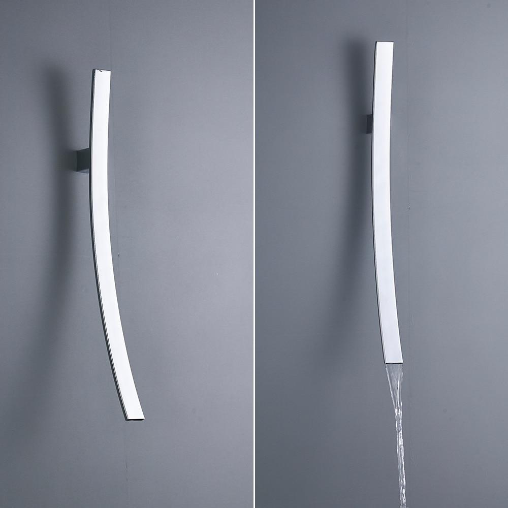 Reef – Brass Waterfall Basin Faucet, Wall or Deck Mount