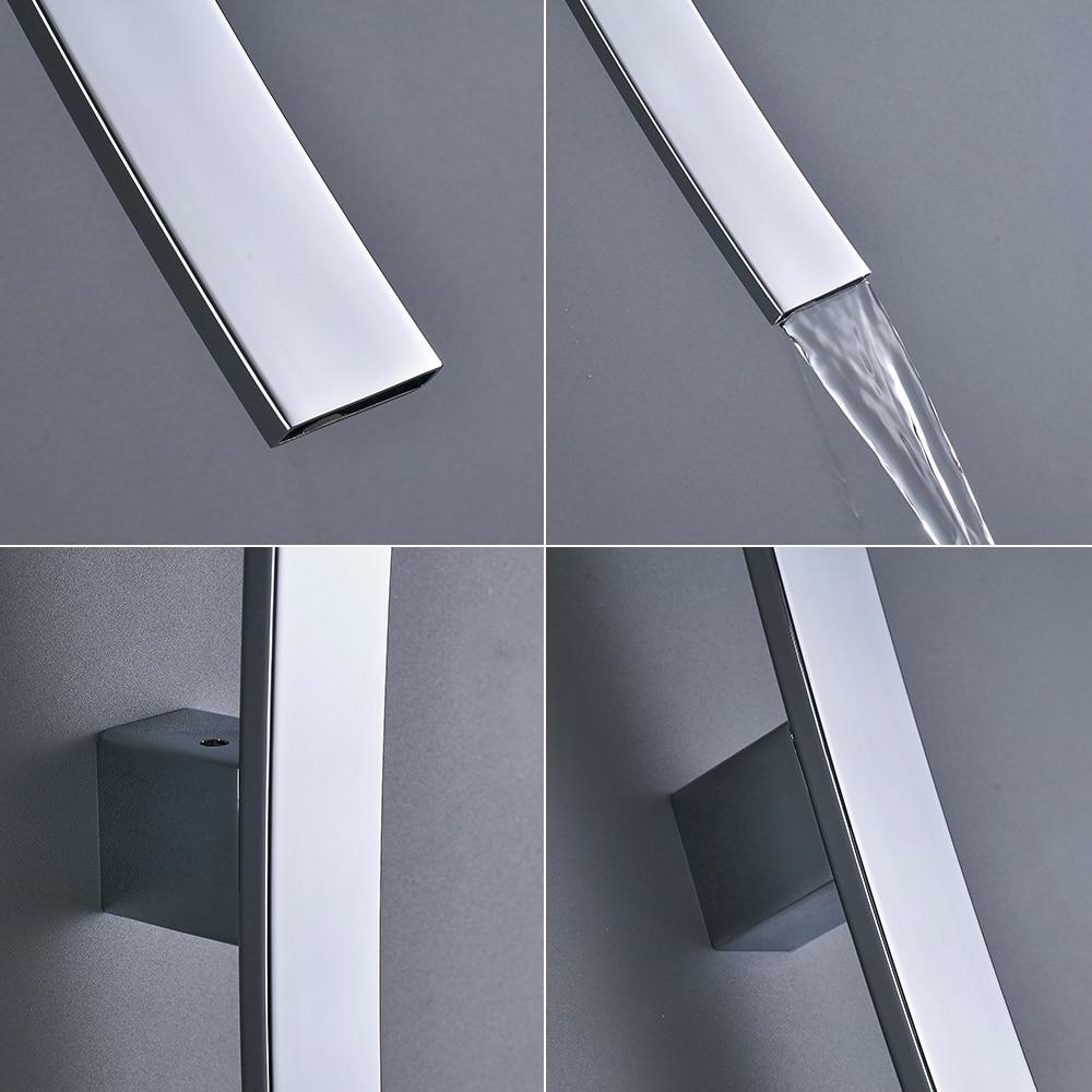 Reef – Brass Waterfall Basin Faucet, Wall or Deck Mount