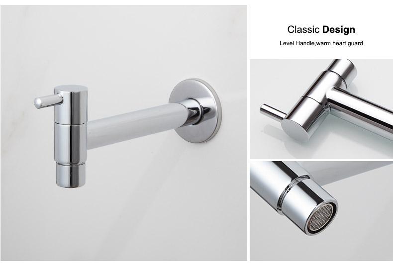 Pavia – Chrome Wall Mounted Single Lever Tap