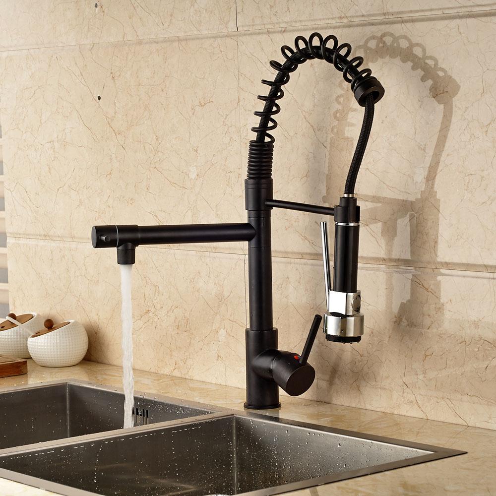 Cedar – LED Spring-Neck Kitchen Mixer Tap