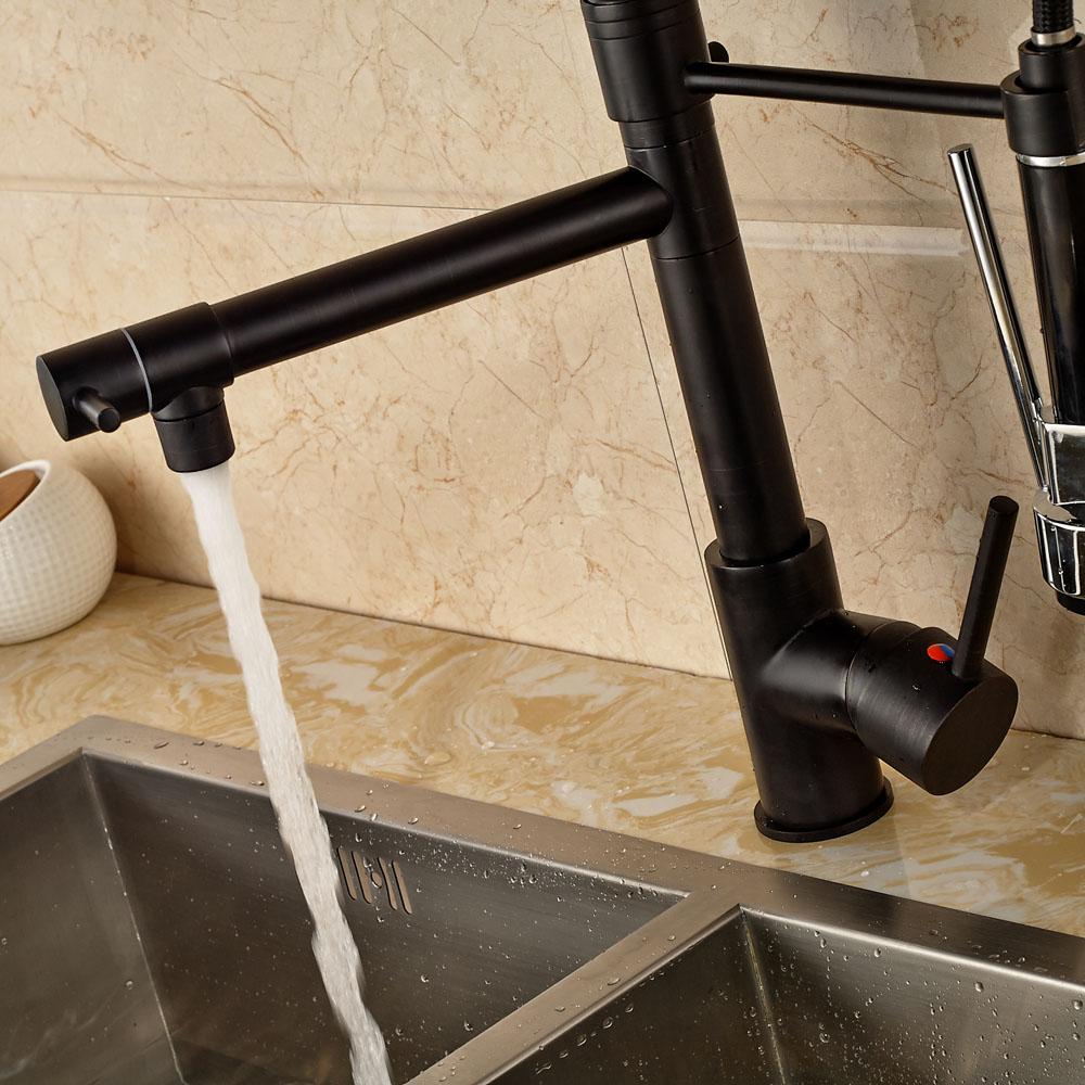 Cedar – LED Spring-Neck Kitchen Mixer Tap