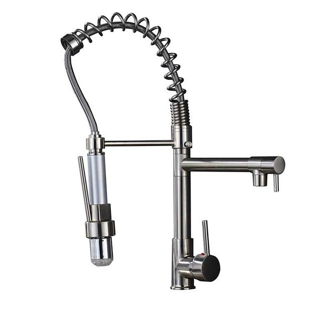 Cedar – LED Spring-Neck Kitchen Mixer Tap