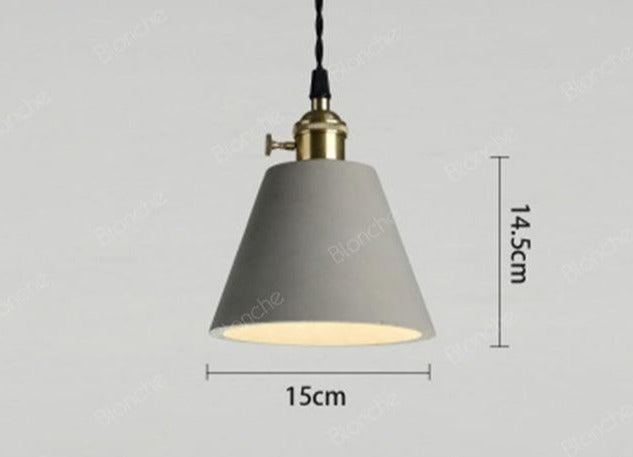 Padova – Cast Cement Industrial Pendant